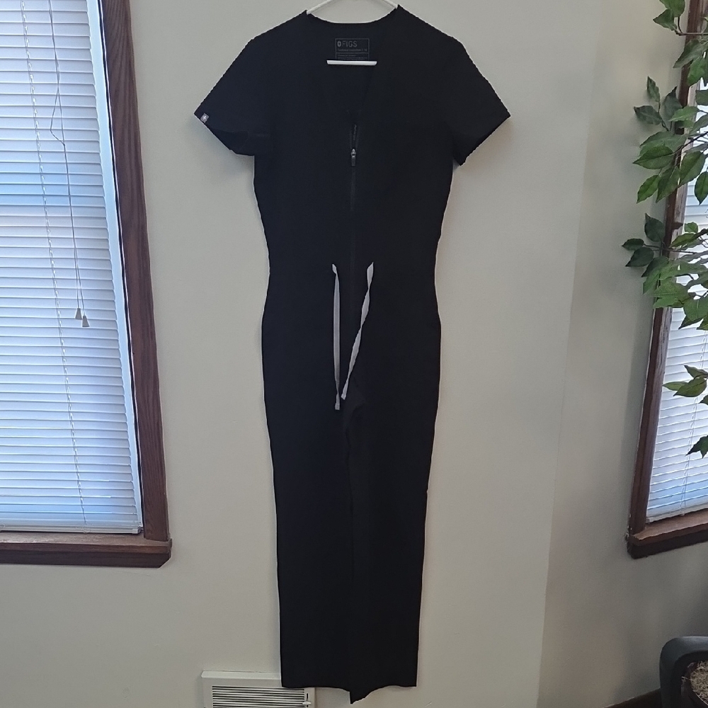 Figs Black Jumpsuit